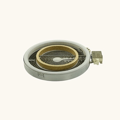 *Glass-ceramic surface burner 1700/700W Ш200mm two-zone C00377912/525921 EGO 10.58211.