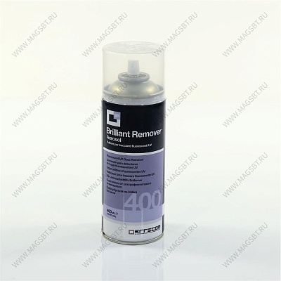 Очиститель UV течеискателя 0,4л ERRECOM BRILLIANT REMOVER аэрозоль Очиститель UV течеискателя 0,4л ERRECOM BRILLIANT REMOVER аэрозоль