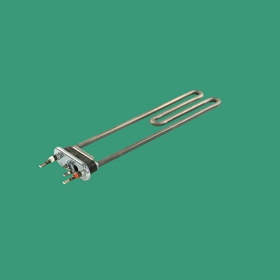 *Washing machine heating element 2000 W straight DRT sensor hole L304 mm TW Bosch Siemens 263726