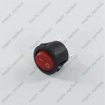 Button 3 cont 10A red universal