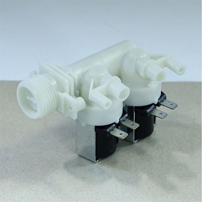 *Washing machine solenoid inlet valve 2 180° Ø12 mm terminals 220 V MERLONI *Washing machine solenoid inlet valve 2 180° Ø12 mm terminals 220 V MERLONI