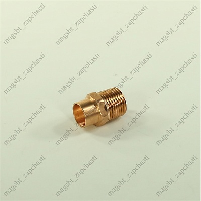 Solder-nut adapter 5/8 X 1/2M Solder-nut adapter 5/8 X 1/2M