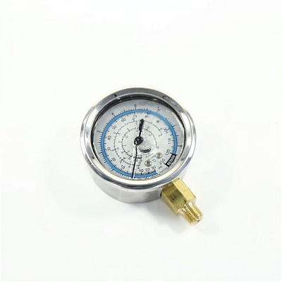 Pressure Vacuum Gauge 50B-GF Ø 68 mm 12, 22, 134, 404 low with glycerin