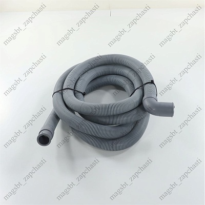 Drain hose 3,0 m 90˚ Ø 19/22 mm