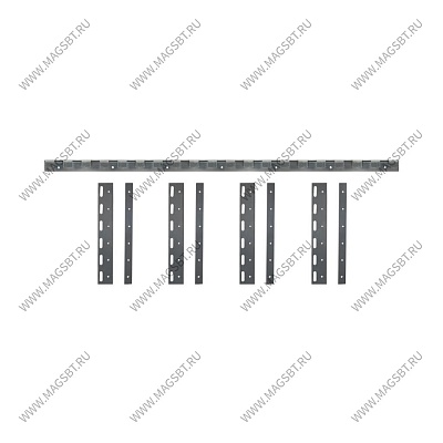 PVC curtain fasteners 300mm 1m comb + 4 hangers