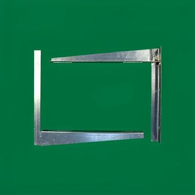 *Split system mount 42x50x2.0 mm galvanized pkg 1 pair