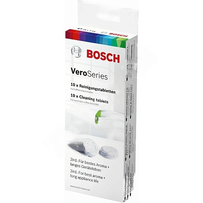 Cleaning tablets 10 pcs TCZ8001N for Bosch coffee machines 00311808 Cleaning tablets 10 pcs TCZ8001N for Bosch coffee machines 00311808