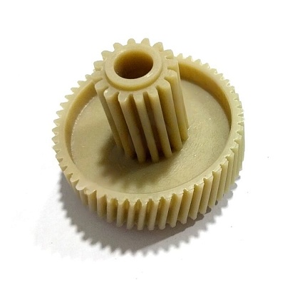Gear with metal insert for Vitek meat grinder D-47/18mm, teeth 54/16pcs (Oblique/straight) Gear with metal insert for Vitek meat grinder D-47/18mm, teeth 54/16pcs (Oblique/straight)