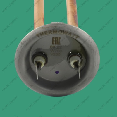 ТЭН водонагревателя 700W 230V Ø64мм анод M4 L240мм RF CU медь THERMOWATT THERMEX photo 2406612 ТЭН водонагревателя 700W 230V Ø64мм анод M4 L240мм RF CU медь THERMOWATT THERMEX photo 2406612