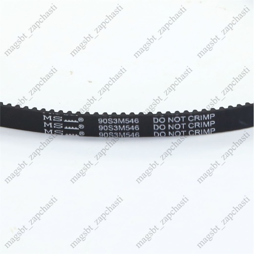Bread machine belt MOULINEX L546mm Z182 toothed MS90S3M546 photo 2 - 