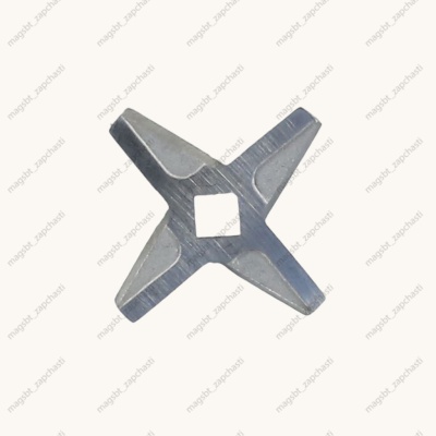Нож мясорубки D51мм 8x8мм квадрат 2-х сторонний photo 2398505