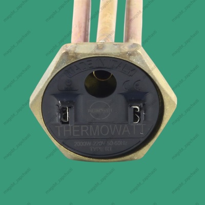 ТЭН водонагревателя 2000W 220V 1 1/4" Ø42мм L290мм RDT U TW3 медь THERMOWATT photo 2406831 ТЭН водонагревателя 2000W 220V 1 1/4" Ø42мм L290мм RDT U TW3 медь THERMOWATT photo 2406831