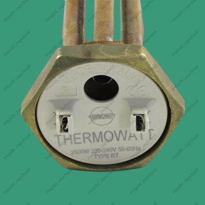 ТЭН водонагревателя 2500W 220V 1 1/4" Ø42мм анод M6 L275мм RCT медь THERMOWATT photo 2406979 ТЭН водонагревателя 2500W 220V 1 1/4" Ø42мм анод M6 L275мм RCT медь THERMOWATT photo 2406979