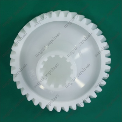 Шестеренка мясорубки Bosch Siemens D81/30,5мм h79мм z38/12 кос 793638 photo 2410462