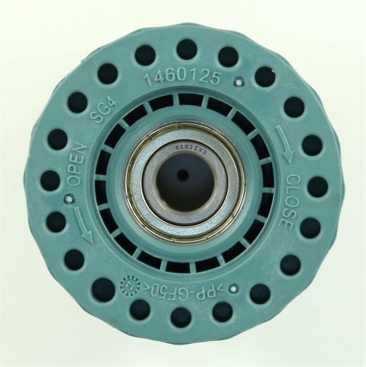 Support ELECTROLUX Cod 098 plastic bearing 6203/ oil seal VA22 20X28X4,7/7,5 opposite the pulley photo 2 - 