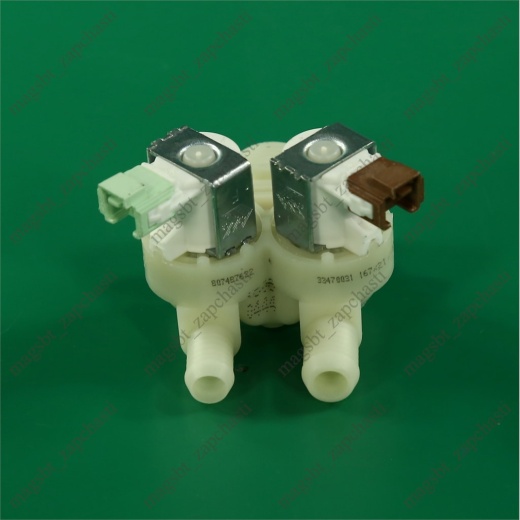 *Washing machine solenoid inlet valve 2 180° Ø14 mm chip plug 220 V Zanussi photo 5 - *Washing machine solenoid inlet valve 2 180° Ø14 mm chip plug 220 V Zanussi photo 5 -