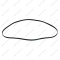 26932_2 Ремень стиральной машины 1195 H7 PHE Hutchinson (INDESIT ARISTON C00089652) ориг photo 3 -