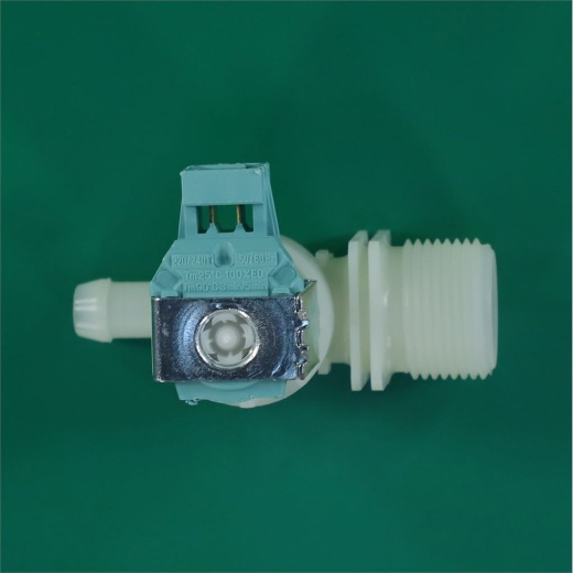 *Washing machine solenoid inlet valve 1 180° Ø12 mm chip plug 220 V Zanussi photo 3 - 