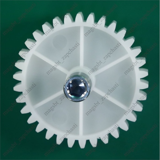 *Meat grinder gear POLARIS D71.5/12 mm h54 mm z34 straight metal shaft for stem photo 2 - 
