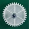 *Meat grinder gear POLARIS D71.5/12 mm h54 mm z34 straight metal shaft for stem photo 3 - 