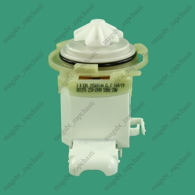 Насос посудомоечной машины сливной Bosch 3 защ 30W клеммы назад 63BS150 Bosch Siemens photo 2397960