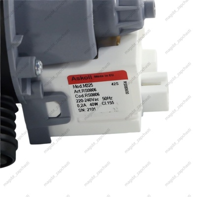 Насос стиральной машины с улиткой Askoll 3 винт 40W фишка назад M325 RS0806 ОРИГИНАЛ photo 2398287 Насос стиральной машины с улиткой Askoll 3 винт 40W фишка назад M325 RS0806 ОРИГИНАЛ photo 2398287