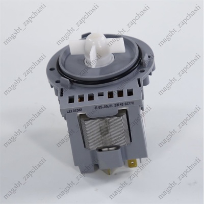 Washing Machine pump Askoll 3 pins 30W clamps back copper with thermal protection 292328 290681 RS0750 RS065800 photo 2265831