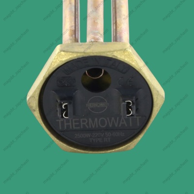 ТЭН водонагревателя 2500W 220V 1 1/4" Ø42мм L390мм RDT TW3 C медь THERMOWATT photo 2406959 ТЭН водонагревателя 2500W 220V 1 1/4" Ø42мм L390мм RDT TW3 C медь THERMOWATT photo 2406959