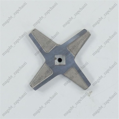 Нож мясорубки D60мм 8x8мм квадрат 2-х сторонний photo 2398512