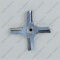 16133_2 Meat grinder knife MOULINEX Ø46mm hex 8mm flat TEFAL A-15 photo 3 -