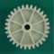 Meat grinder gear ERISSON, SATURN, ROLSEN, VITEK, LADOMIR Ø65/28mm h35mm z31/15 straight/straight photo 3 - 