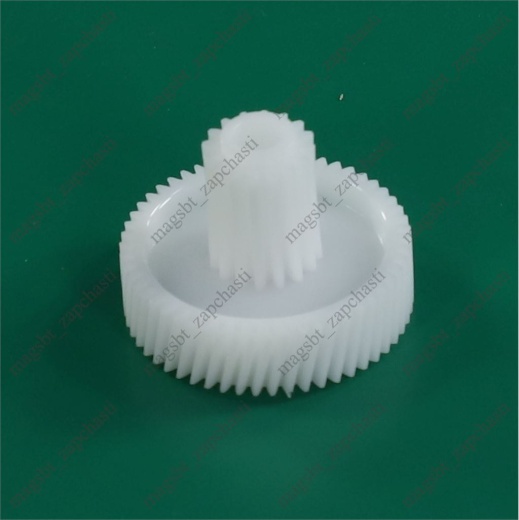 Meat grinder gear Ø46/17mm z54/16 braid/straight metal bushing 