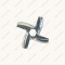 Meat grinder knife MOULINEX D46.6 mm 3.5 x 3.5mm hexagon MS002 A14 A15 MS-0926063 photo 3 - 