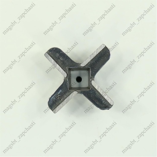 Meat grinder knife D45mm 9x9mm square photo 2 - 