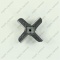 Meat grinder knife D45mm 9x9mm square photo 2 - 