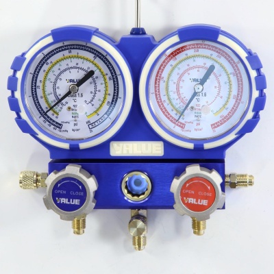 Коллектор 2 вент R22/R134a/R404A/R407C 3 шланга 120 см VALUE VMG-2-R22 F photo 2393211 Коллектор 2 вент R22/R134a/R404A/R407C 3 шланга 120 см VALUE VMG-2-R22 F photo 2393211