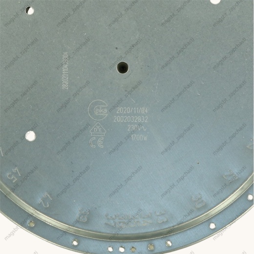 *Glass-ceramic surface burner 1700W Ш200mm WHIRLPOOL 481231018889 hi-light photo 3 - 