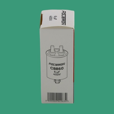 Конденсатор CBB60 6 мкф 450V пластик photo 2394261 Конденсатор CBB60 6 мкф 450V пластик photo 2394261