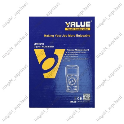 Мультиметр цифровой VALUE VDM 151B photo 2397309