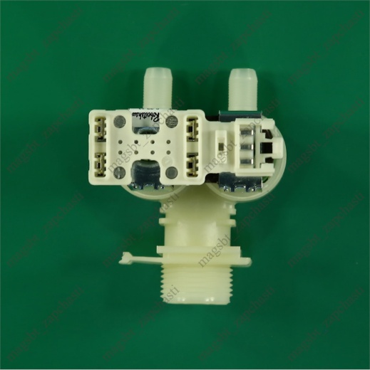 *Electromagnetic filling valve of washing machine 2 180˚ Ø10 mm chip left side 220V Robertshaw photo 4 - 