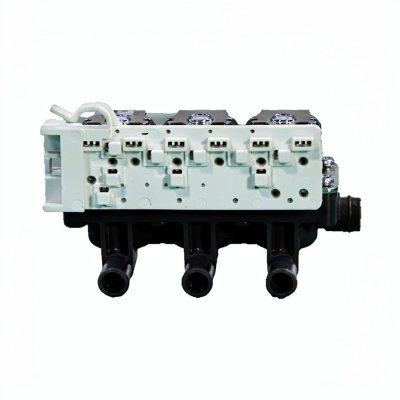 Washing machine solenoid inlet valve 3 180° Ø12 mm terminals 220 V Haier FPE180A3 photo 2447746