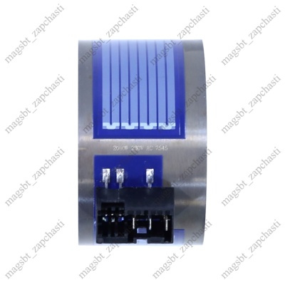 ТЭН посудомоечной машины 2080W Ø75мм L45мм 3 клем+фишка 7545 MIDEA GORENJE photo 2407658
