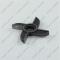 21198_2 Meat grinder knife MIM-600 D93mm oval 19mm 2-sided photo 3 -