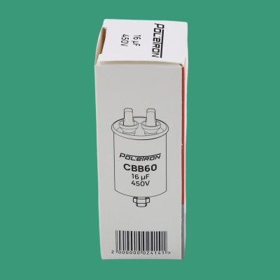 Конденсатор CBB60 16 мкф 450V пластик photo 2394311 Конденсатор CBB60 16 мкф 450V пластик photo 2394311