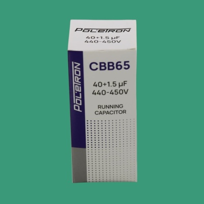 Конденсатор CBB65 40+1,5 мкф 450V совмещенный, металл photo 2394495 Конденсатор CBB65 40+1,5 мкф 450V совмещенный, металл photo 2394495