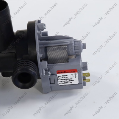 Насос стиральной машины с улиткой Askoll 3 винт 30-40W клеммы назад M332 RC0491 044998 INDESIT photo 2398273 Насос стиральной машины с улиткой Askoll 3 винт 30-40W клеммы назад M332 RC0491 044998 INDESIT photo 2398273