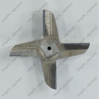 Industrial meat grinder blade D72mm 13x13mm square photo 2284035