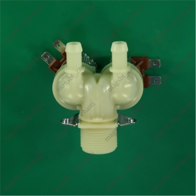 *Washing machine solenoid inlet valve 2 180° Ø12 mm terminals 220 V Haier in bok photo 2785969