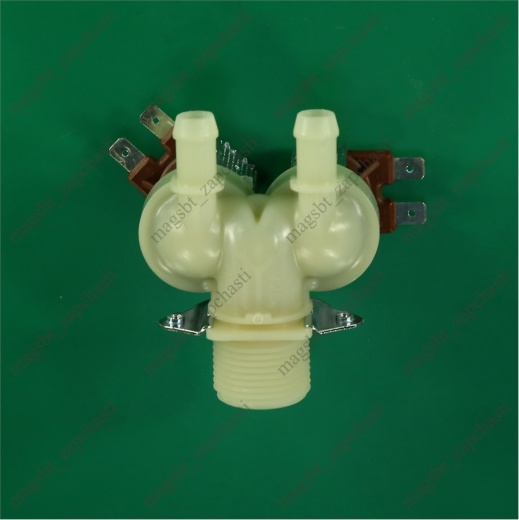 *Washing machine solenoid inlet valve 2 180° Ø12 mm terminals 220 V Haier in bok photo 2 - 