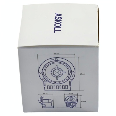 *Washing machine pump Askoll 3 screw 40 W terminals back with thermal fuse M325 in packaging photo 2450104